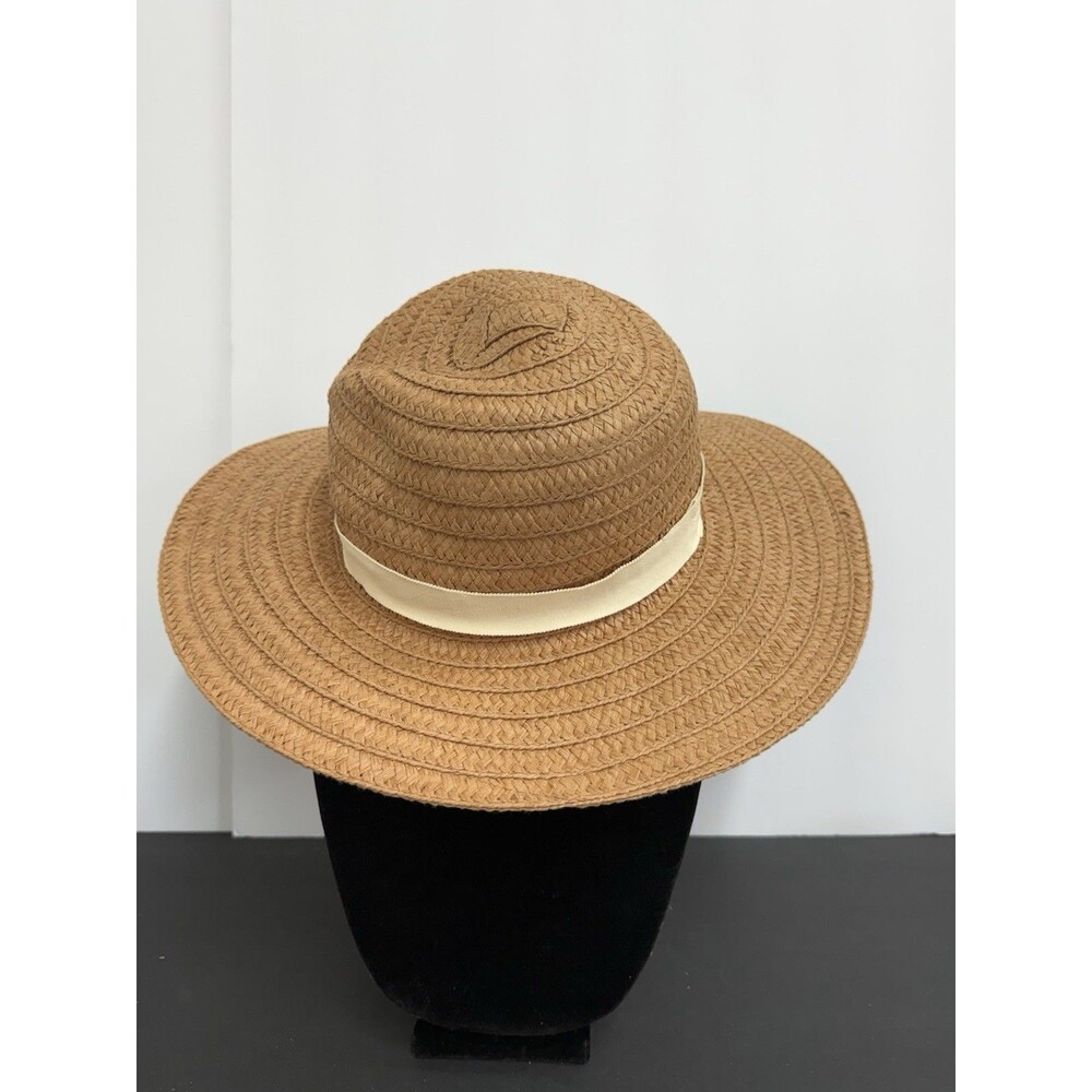 Madewell Straw Wide Brim Sun Hat Tan Paper Straw Beach Hat S/M